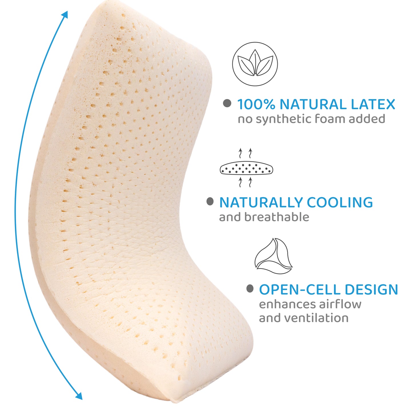 King Size Natural Latex Pillow